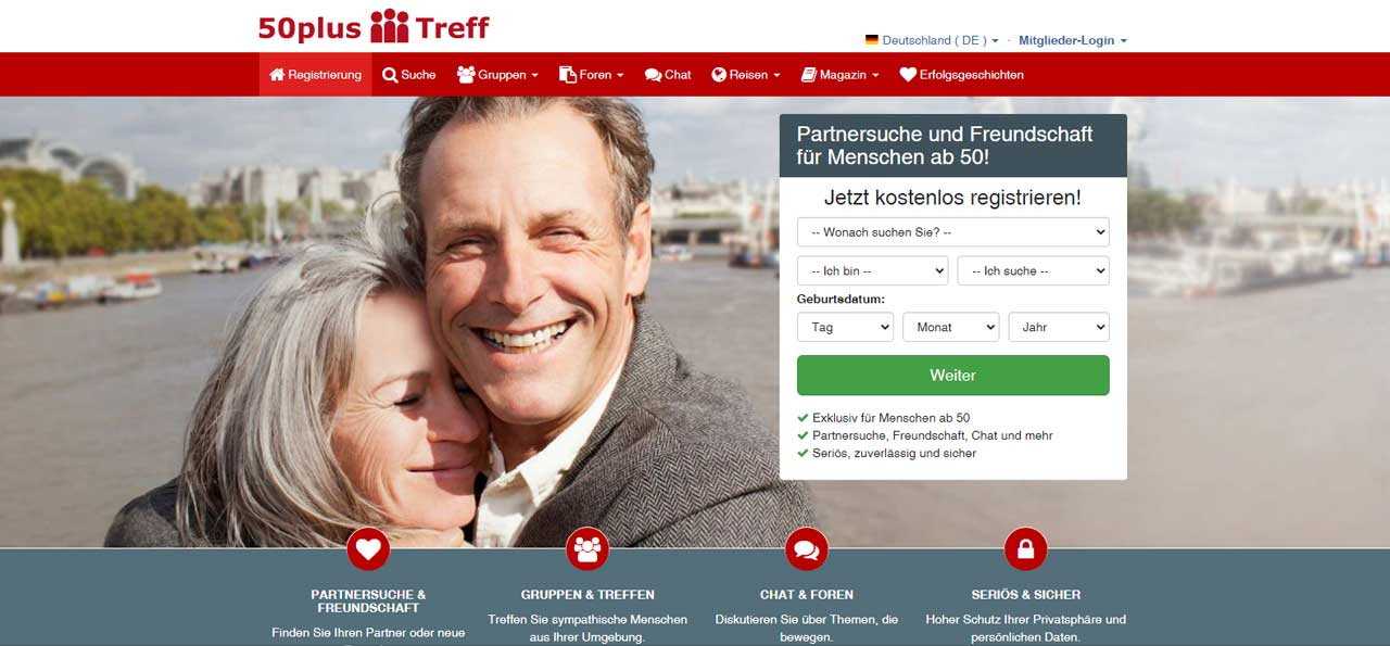50Plus-Treff kostenlos anmelden und nutzen? ist 50plus treff kostenlos