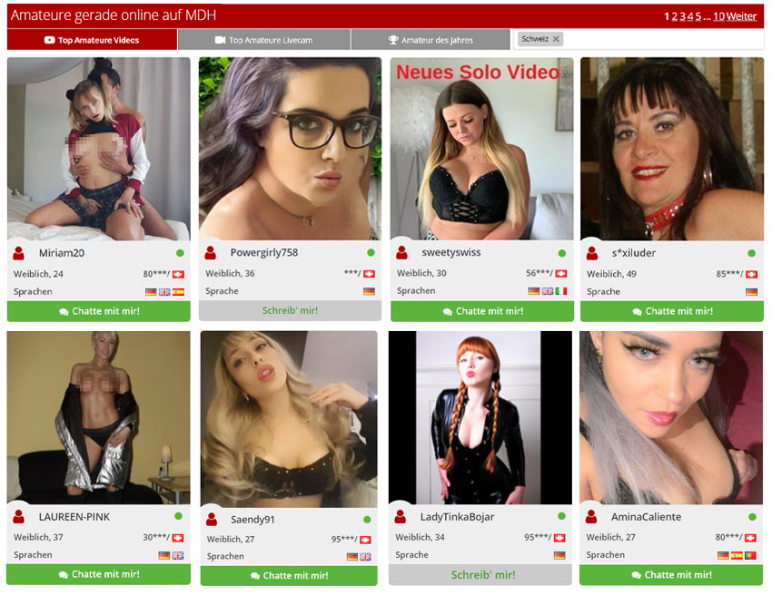 Schweizer Amateurinnen online